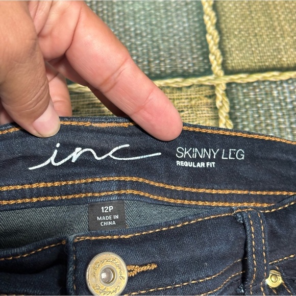 INC International Concepts Women's Dark Blue Slim Jeans - Picture 3 of 11